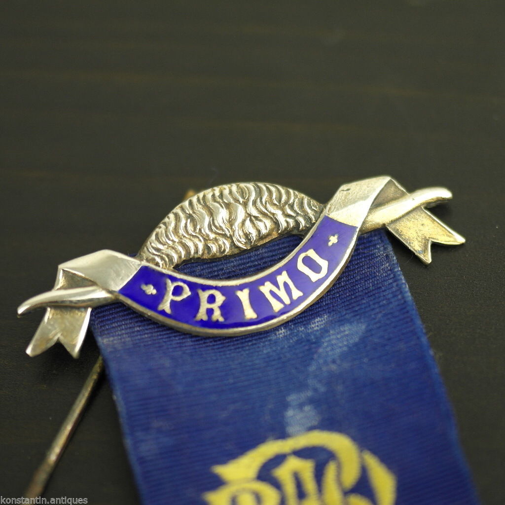 Antigua Medalla de plata maciza de 1938 RAOB Justicia Verdad Filantropía 2243