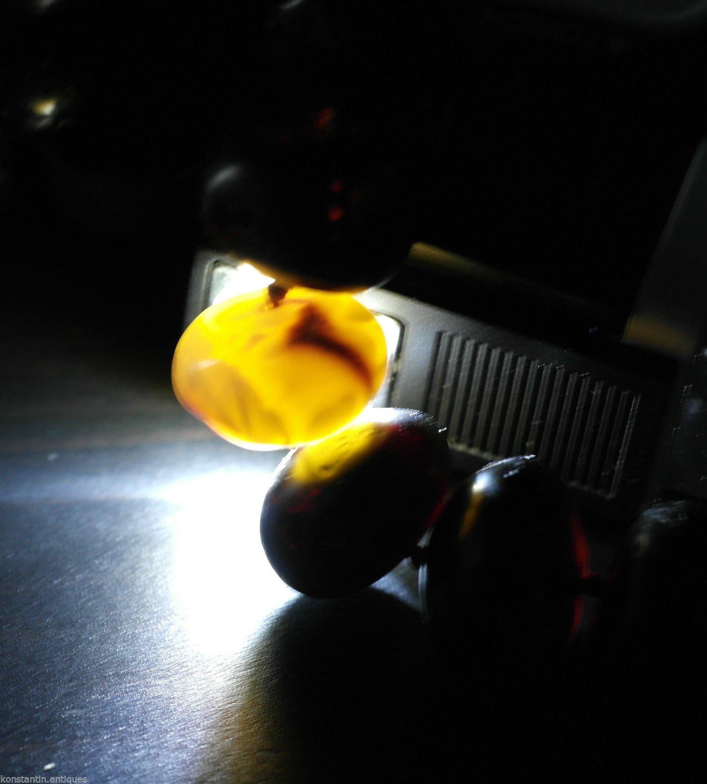 Genuine Baltic Amber beads necklace White egg yolk Dragon blood