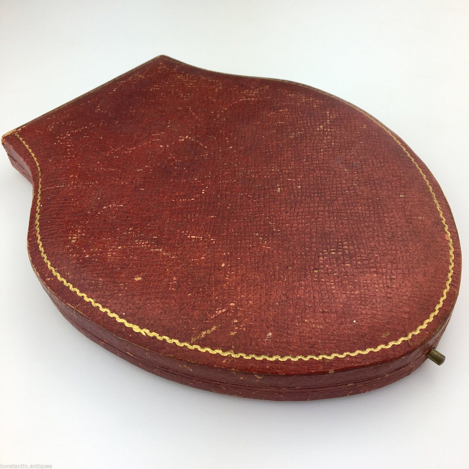 Vintage 1936 gild solid silver anointing spoons set of six Birmingham E&Co