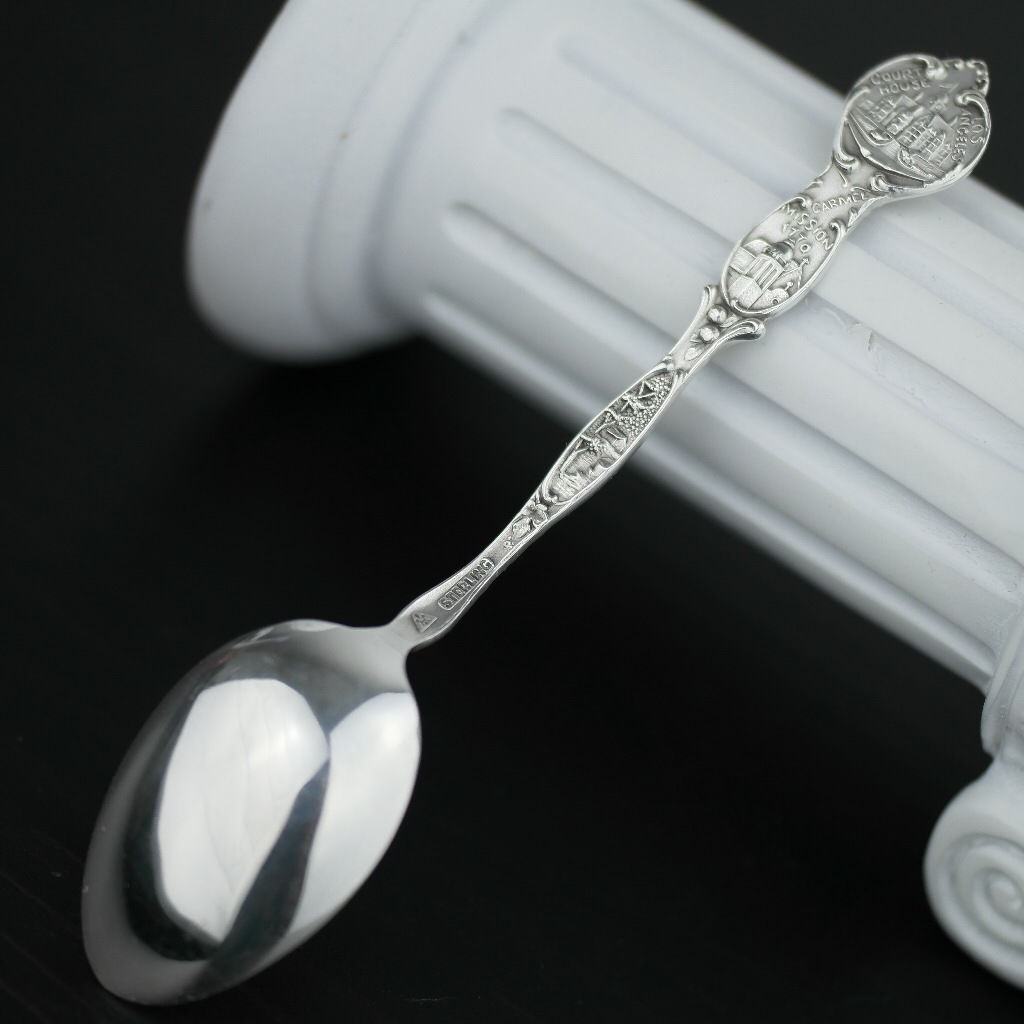 Antiker Löffel aus Sterlingsilber, Kalifornien, Los Angeles, 1814, Eureka, 1770