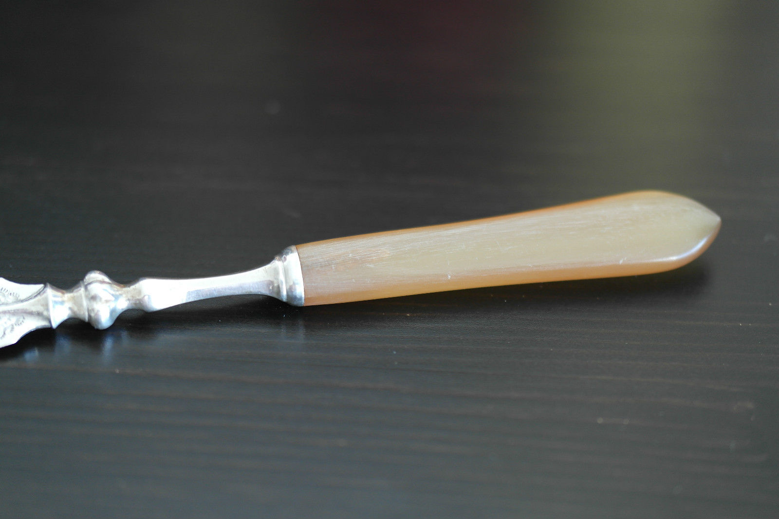 Pasador de páginas antiguo de plata maciza de Oriente Medio