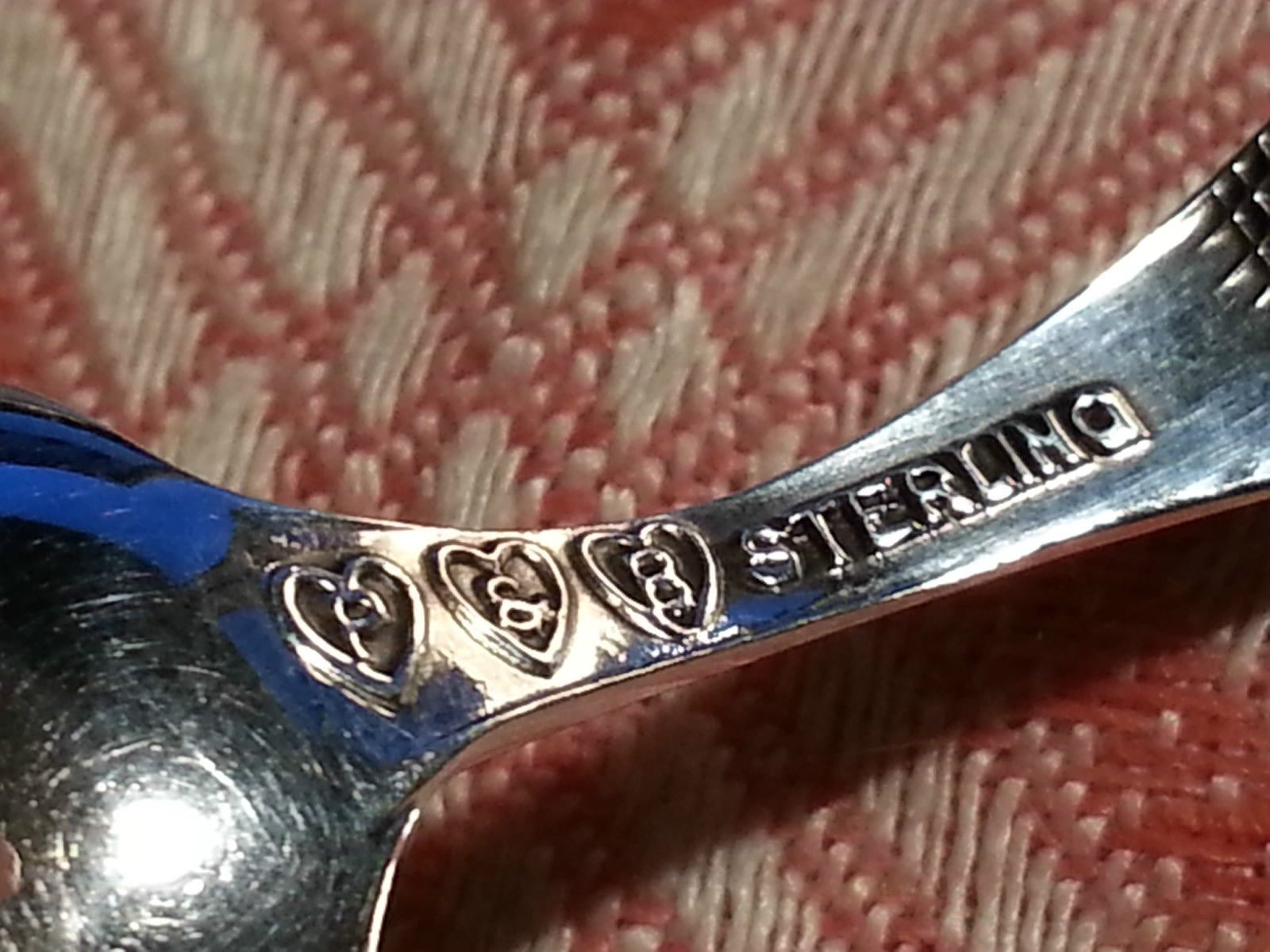 Antiker Löffel aus Sterlingsilber aus dem 20. Jh. New York USA Paye Baker MFG Co