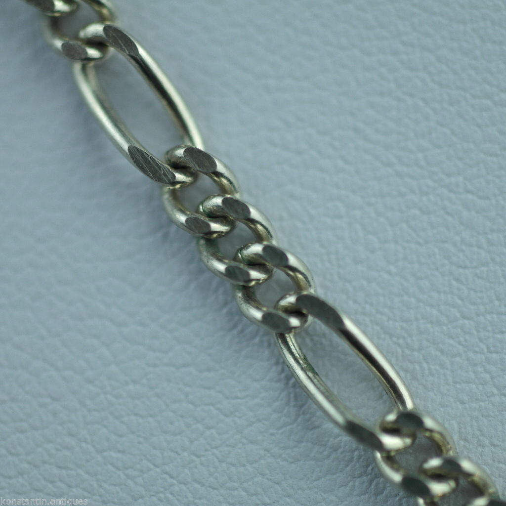 Antique sterling silver chain enamel pendant Hamburg Germany charm solid gift