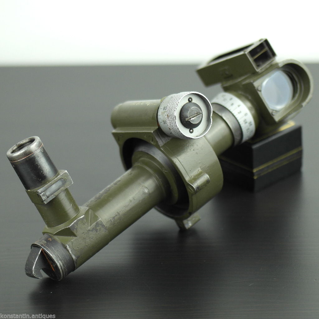 The regimental gun sight PG-1 Panoramic telescope USSR 1957