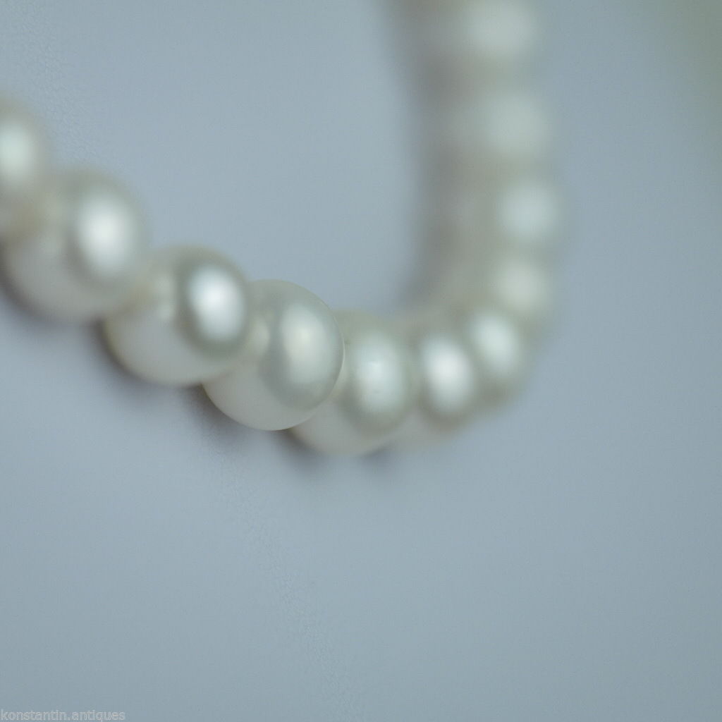 Freshwater Pearls necklace bead clasp sterling silver
