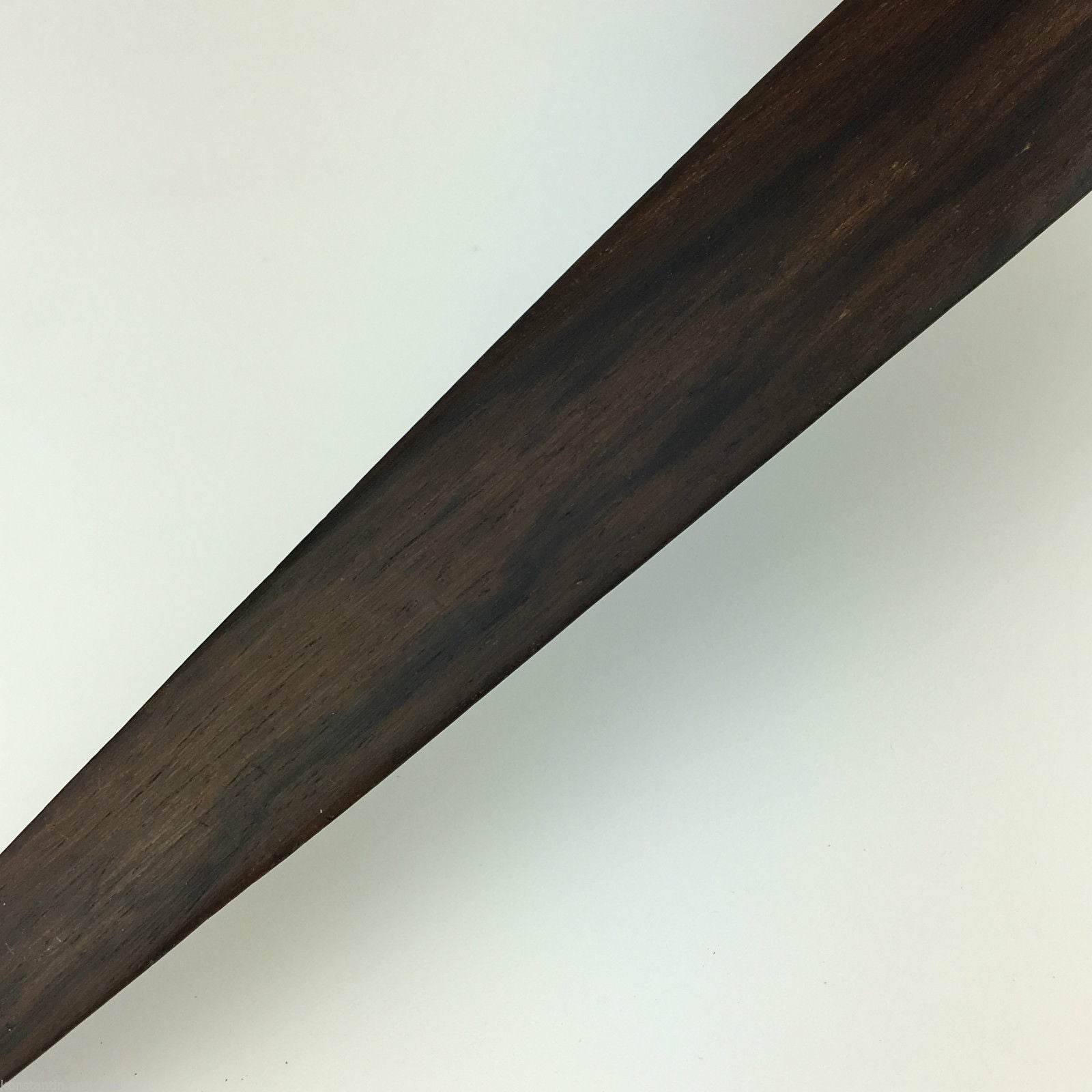 Handgeschnitzter Vintage-Brieföffner / Seitenwender aus afrikanischem Massivholz