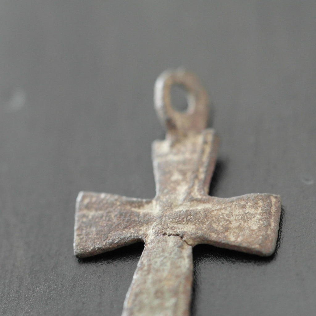 Antique solid cross Russian Empire Orthodox old Believers
