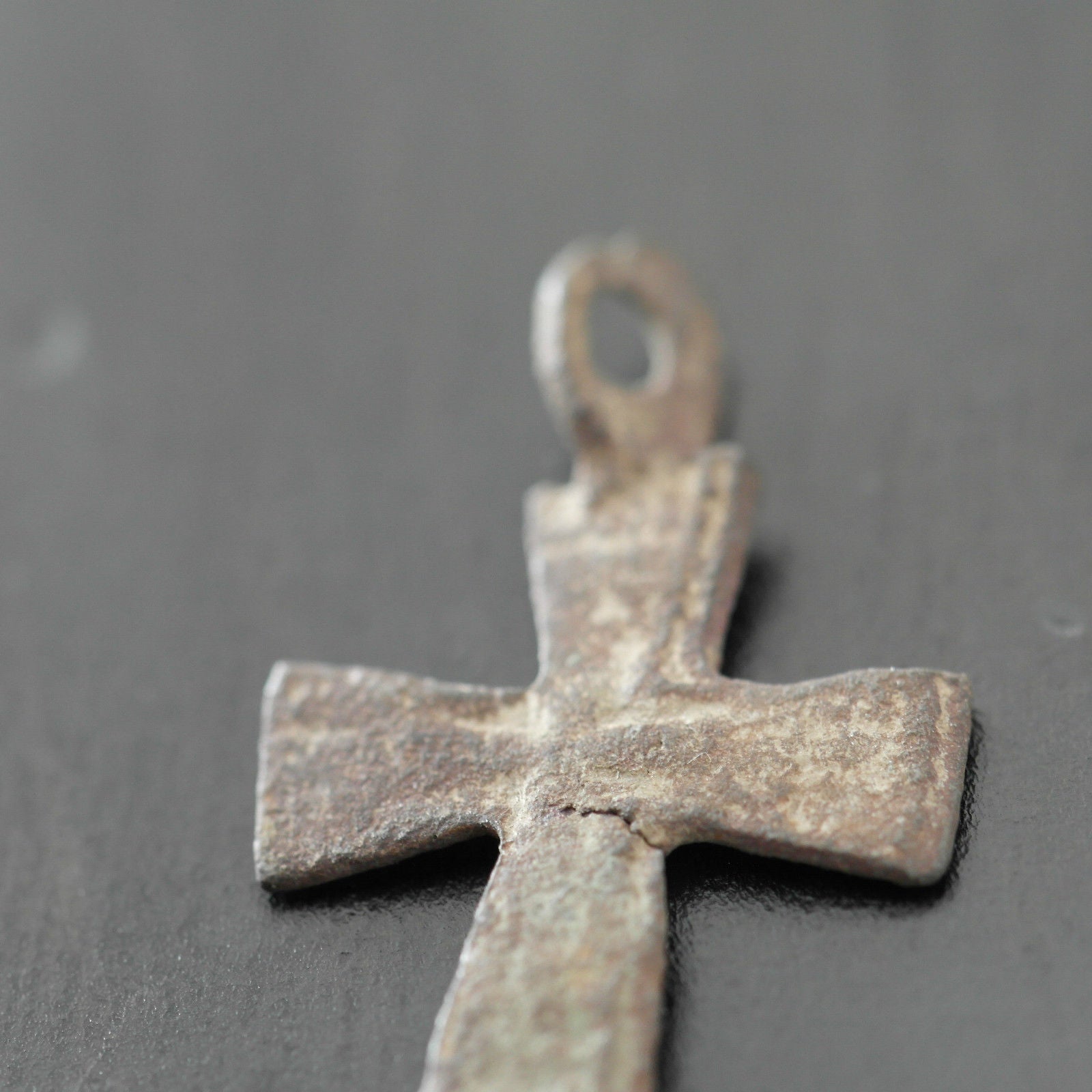 Cruz sólida antigua Imperio ruso Viejos creyentes ortodoxos