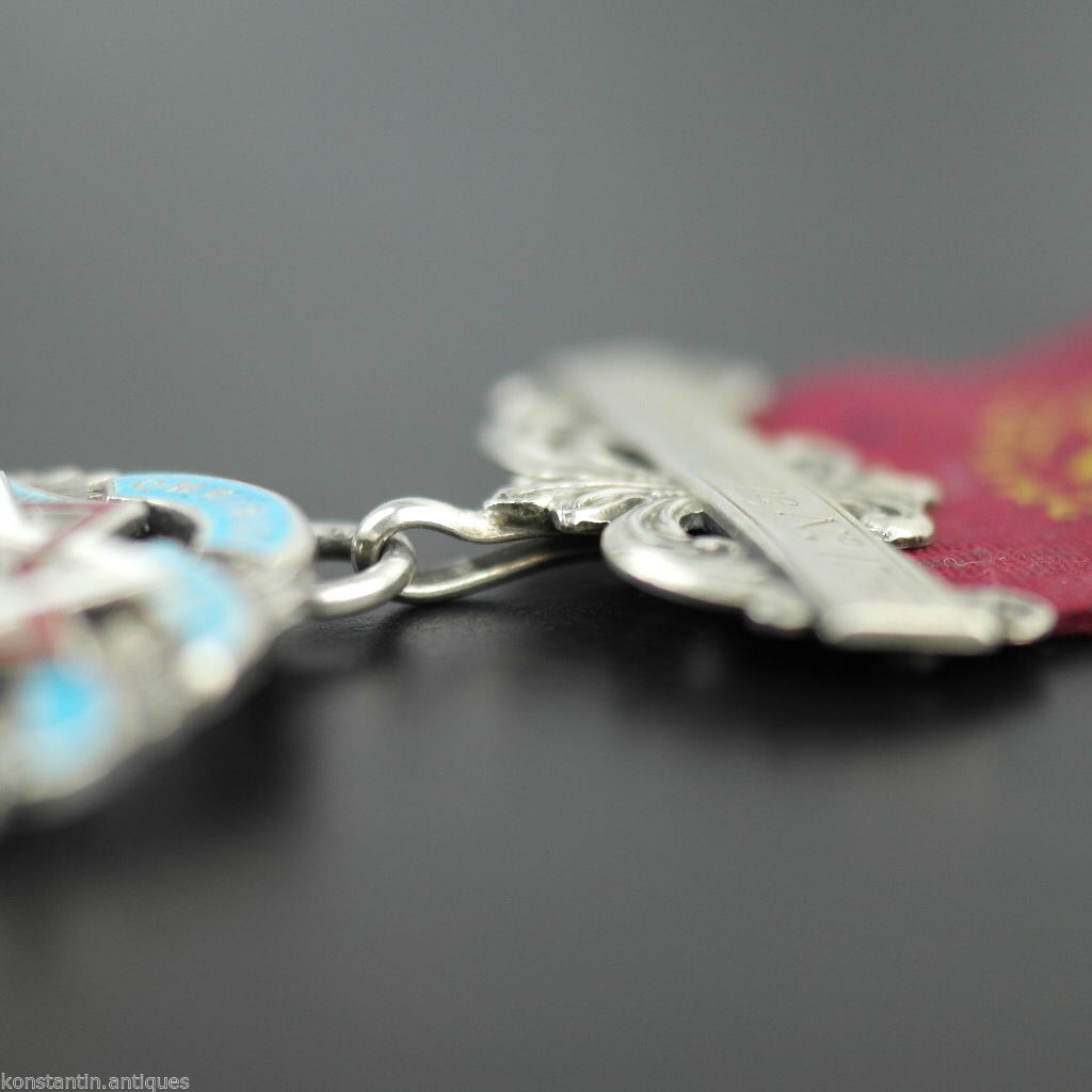 Jahrgang 1960 Sterling Silbermedaille London L Simpson PRIMO RAOB Wyvern