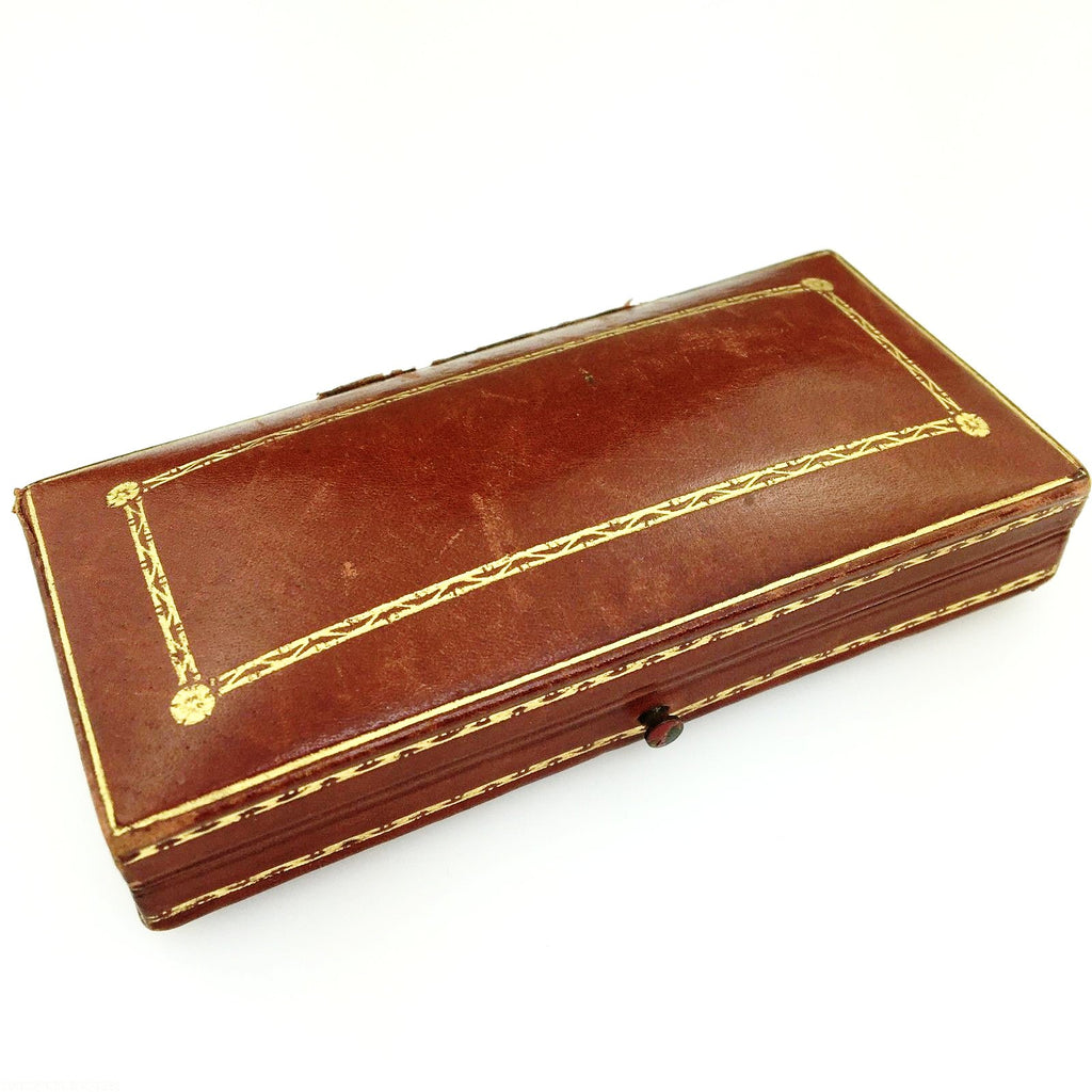 Antike russische Empire-Brosche aus 56-Gold mit Amethyst- und Saatperlengruppe