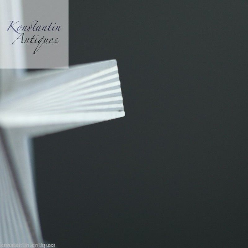 Vintage sterling silver cross pendant solid Art Deco