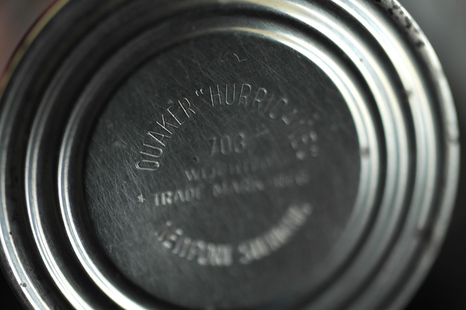 Ruedas de olla de sal de pimienta antigua vidrio fondo de plata de ley Quaker NEWPORT