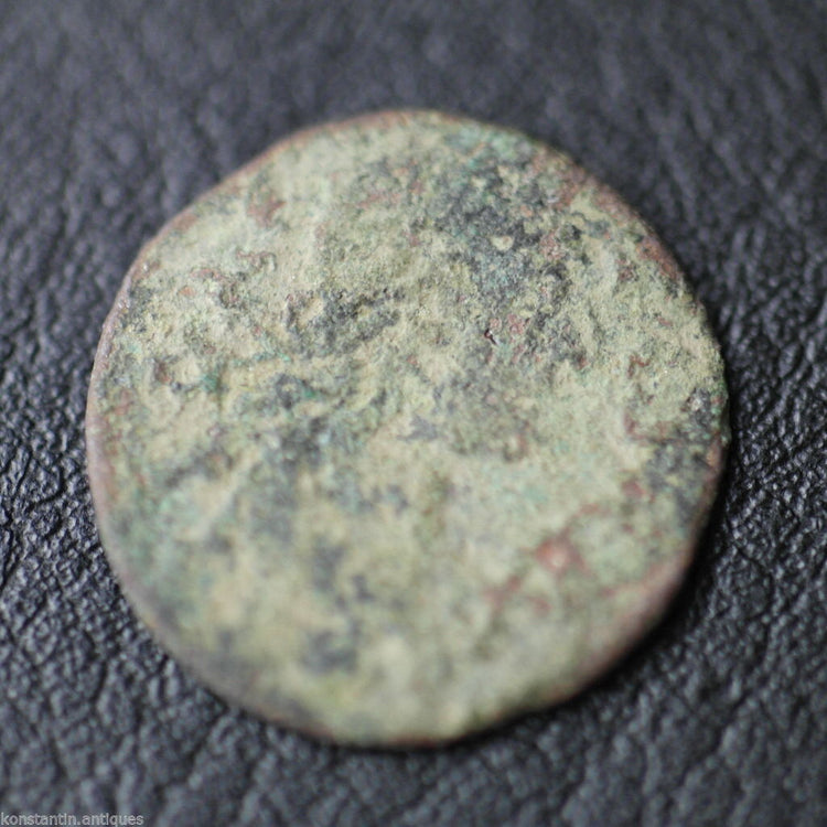 Antique 1665 coin 1 shilling John II Casimir Vasa Grand Duchy of Lithuania 17thC