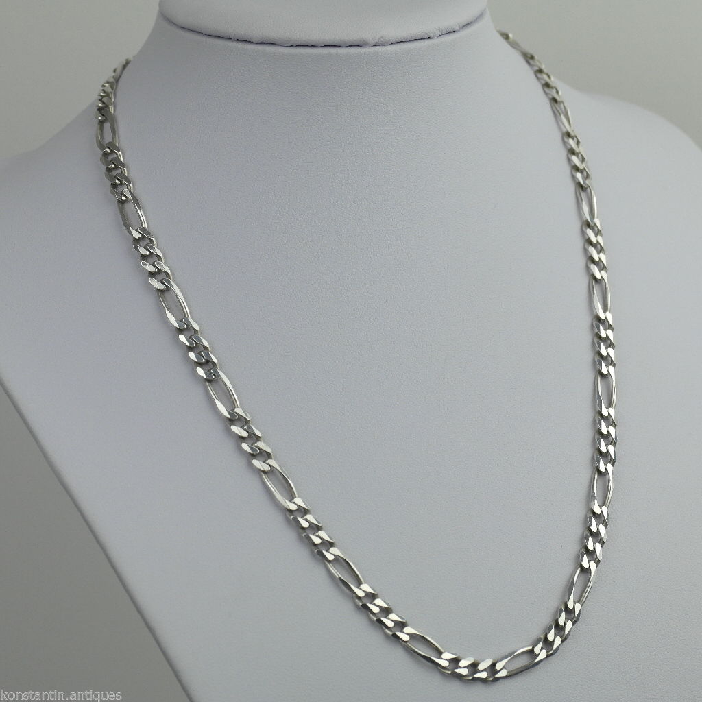 Vintage 5 mm Halskette aus Sterlingsilber, hergestellt in Italien, 925