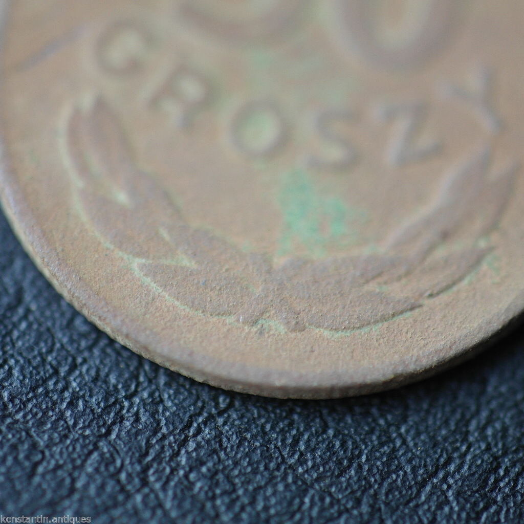 Vintage 1949 coin 50 grosze President Bolesław Bierut of Republic of Poland 20th