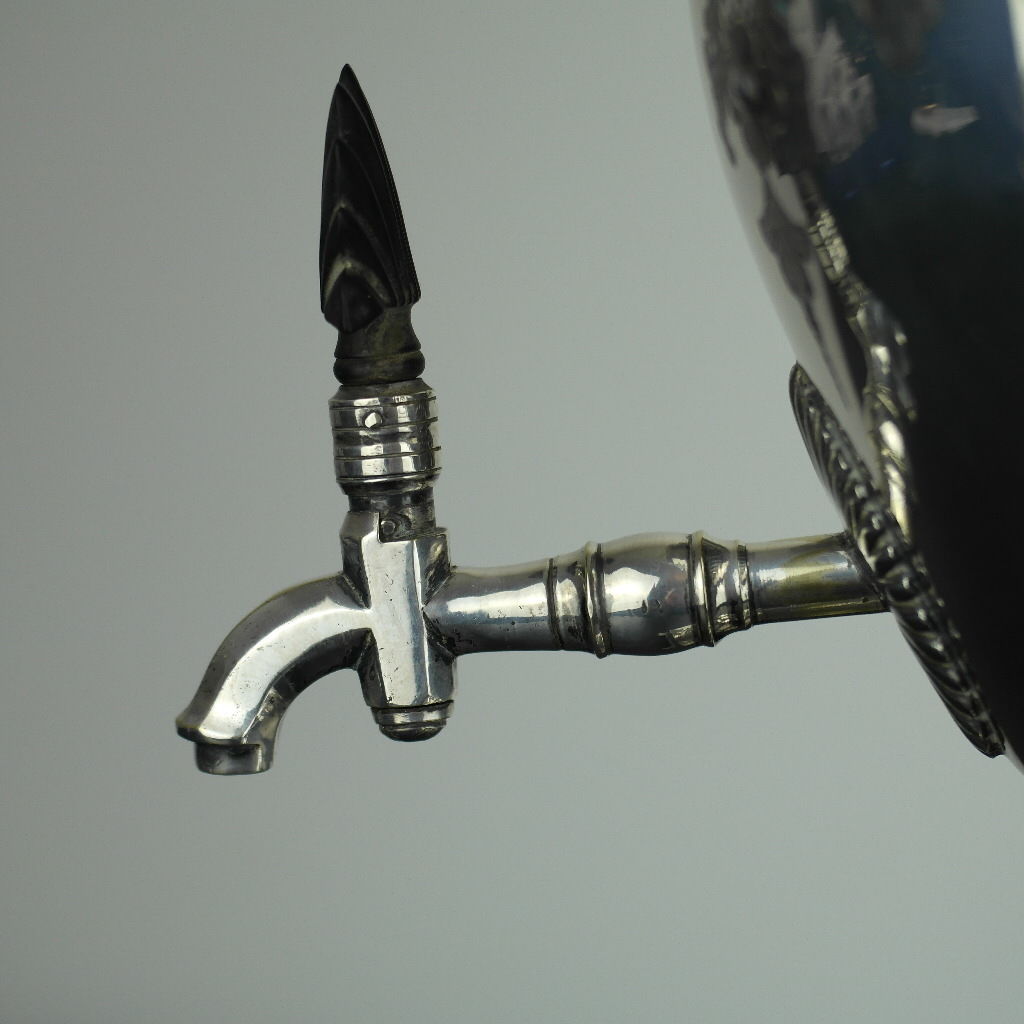 Victorian silver plated hot water urn tea samovar Cooper Brothers Sheffield