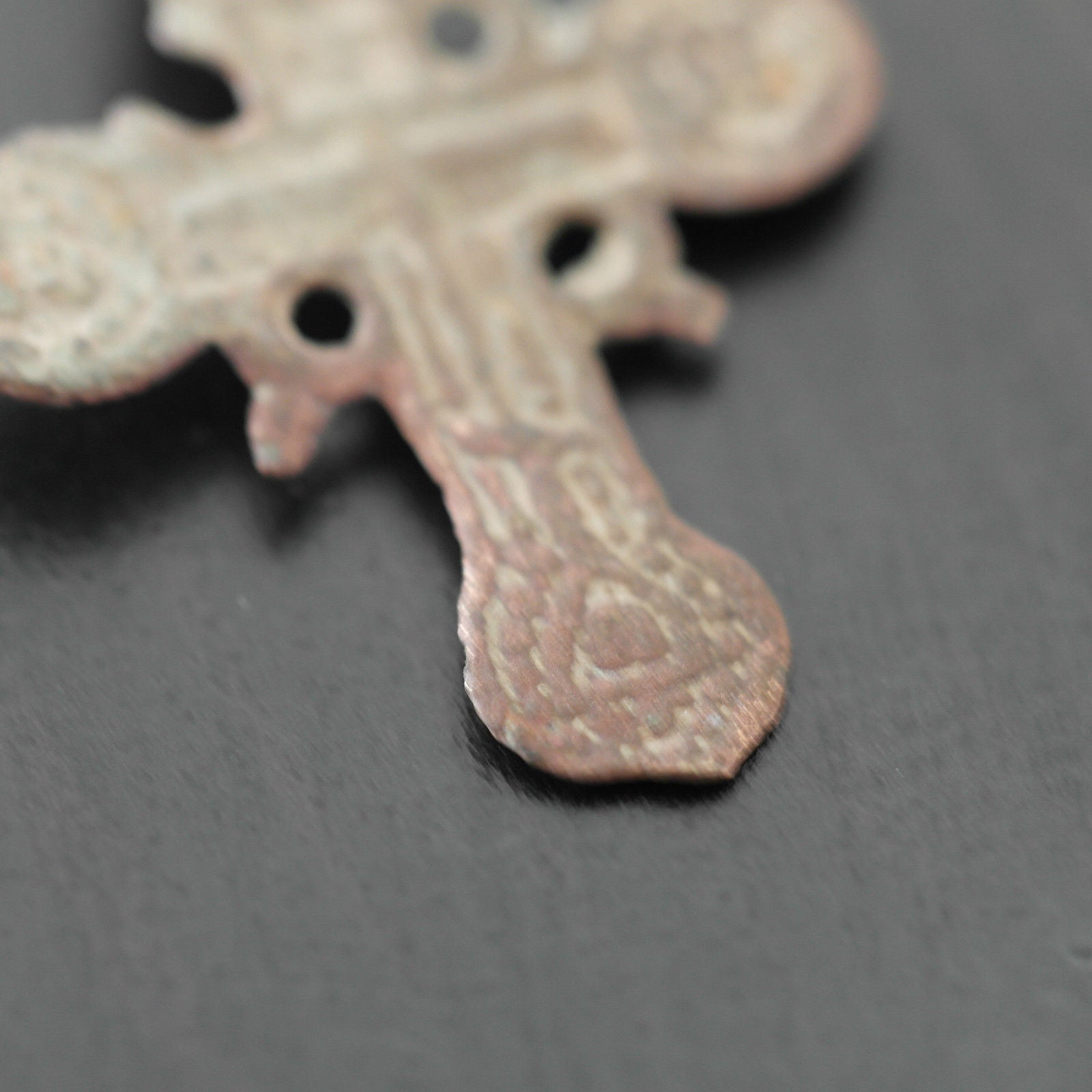 Antikes massives Kreuz des Russischen Reiches Orthodoxe Altgläubige