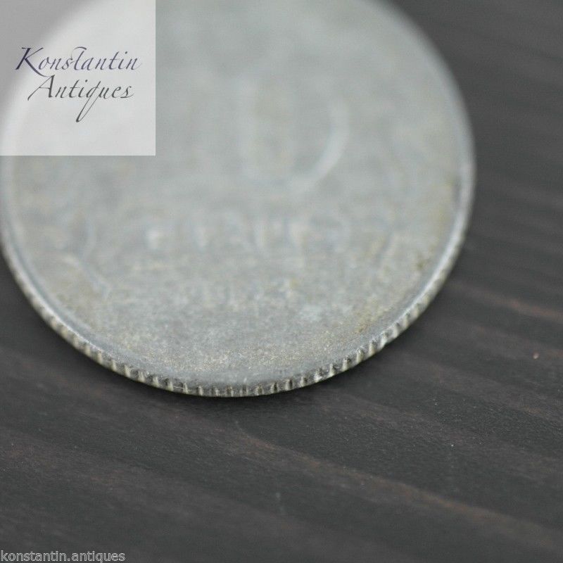 Vintage 1942 moneda 10 centavos Holanda gran regalo antiguo