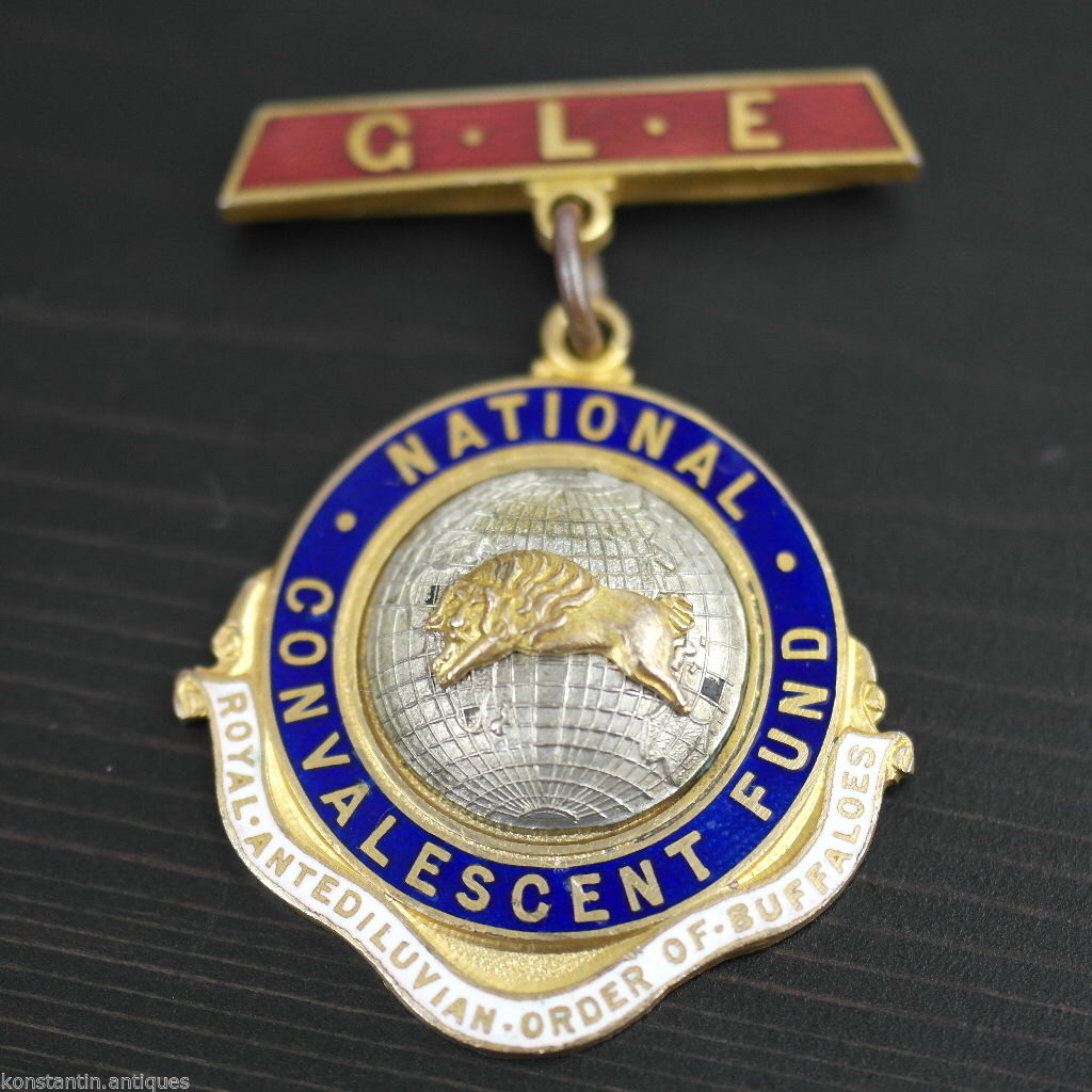 Medalla de Esmalte *RAOB* GLE FONDO NACIONAL DE CONVALESCENTES gran regalo