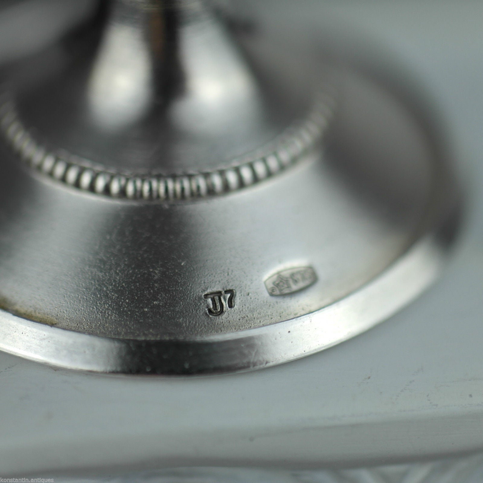 Antique style 20thC solid silver gold plated cup Estonia USSR