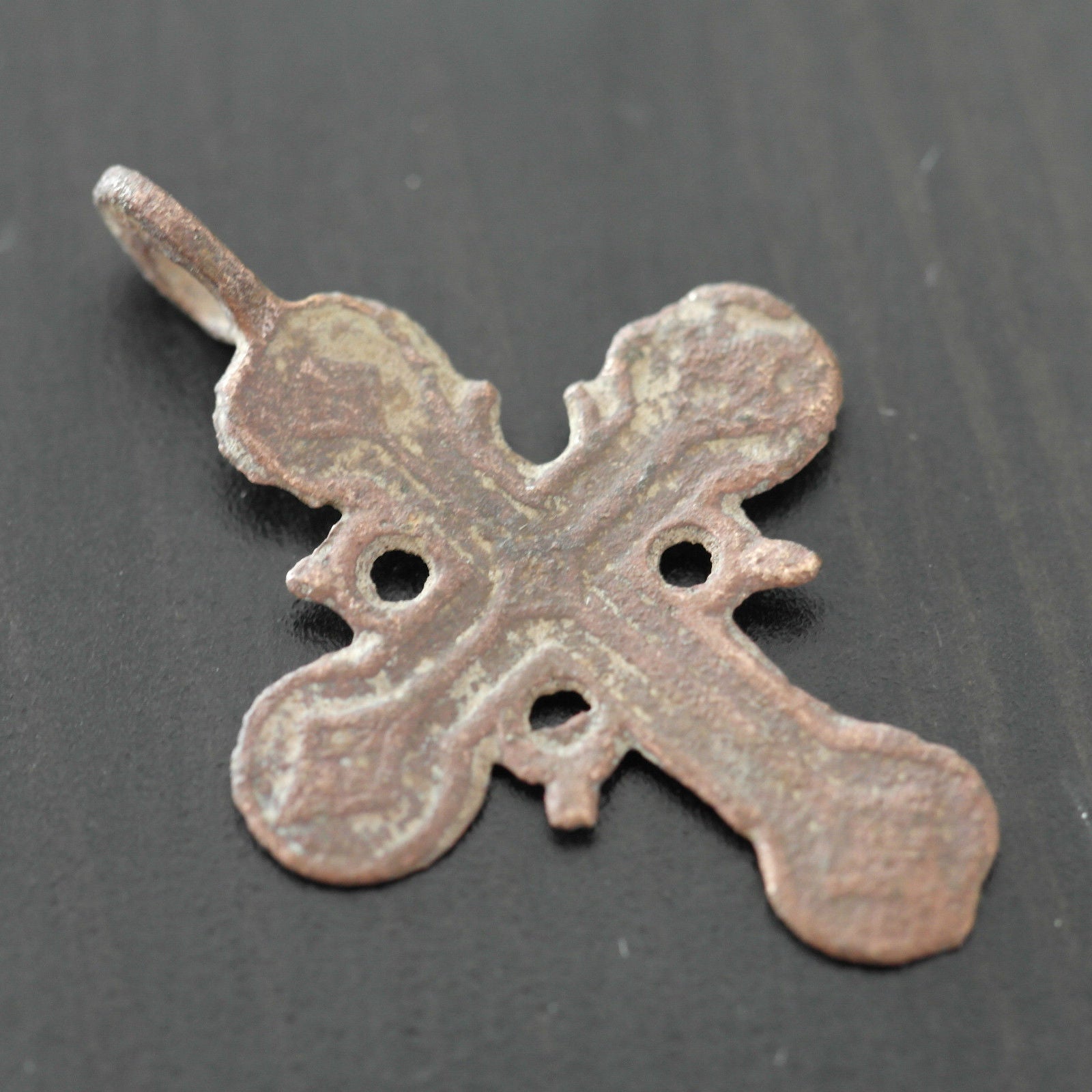 Antikes massives Kreuz des Russischen Reiches Orthodoxe Altgläubige