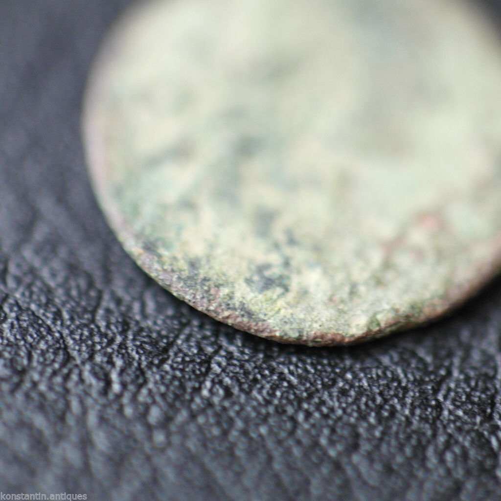 Antique 1665 coin 1 shilling John II Casimir Vasa Grand Duchy of Lithuania 17thC