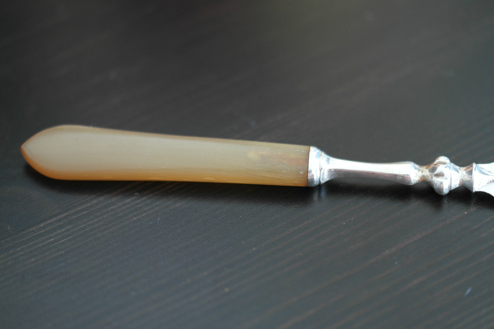 Pasador de páginas antiguo de plata maciza de Oriente Medio