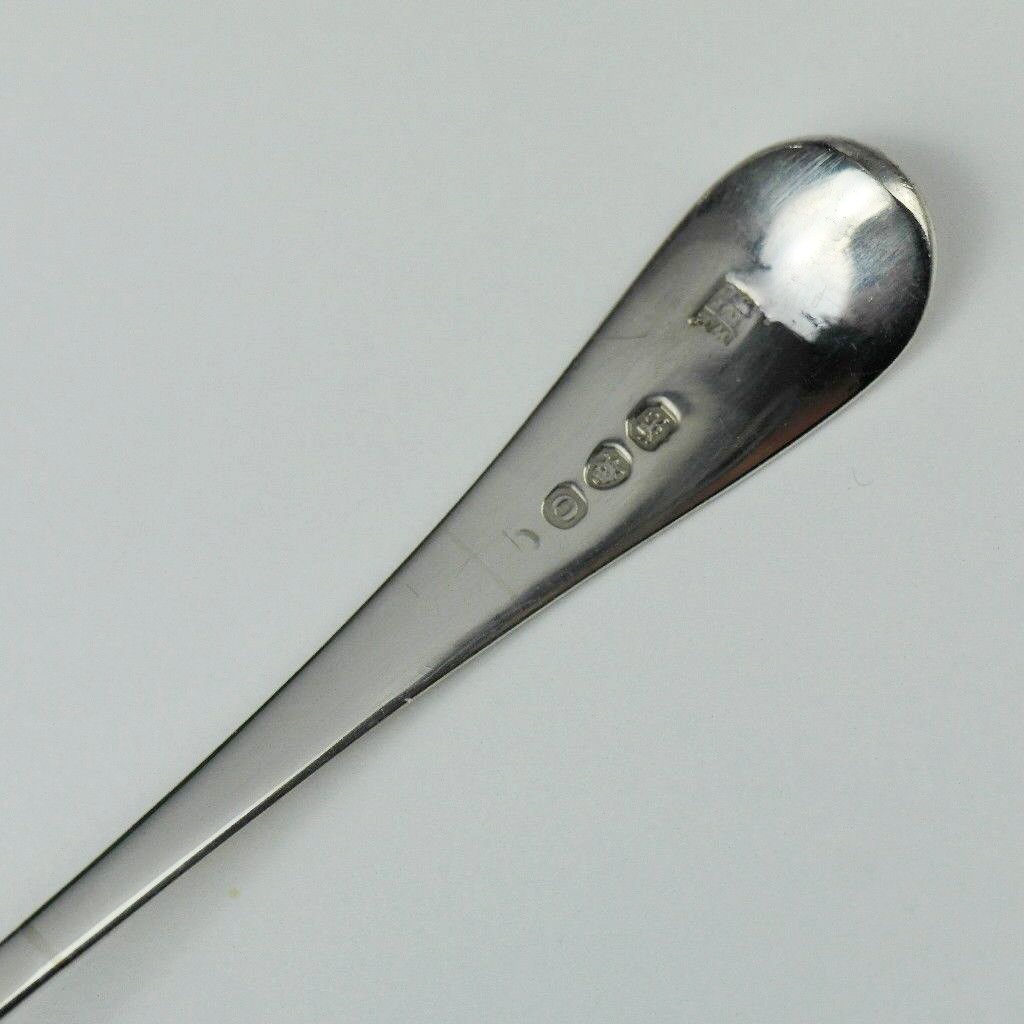 Antique 1829 solid silver ladle British Empire of George 19thC