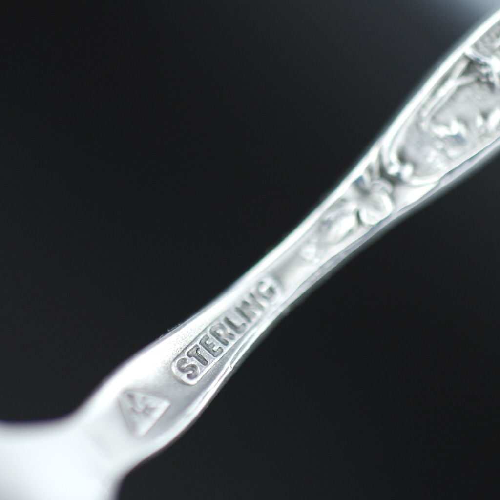 Antique sterling silver spoon California Los Angeles 1814 Eureka 1770