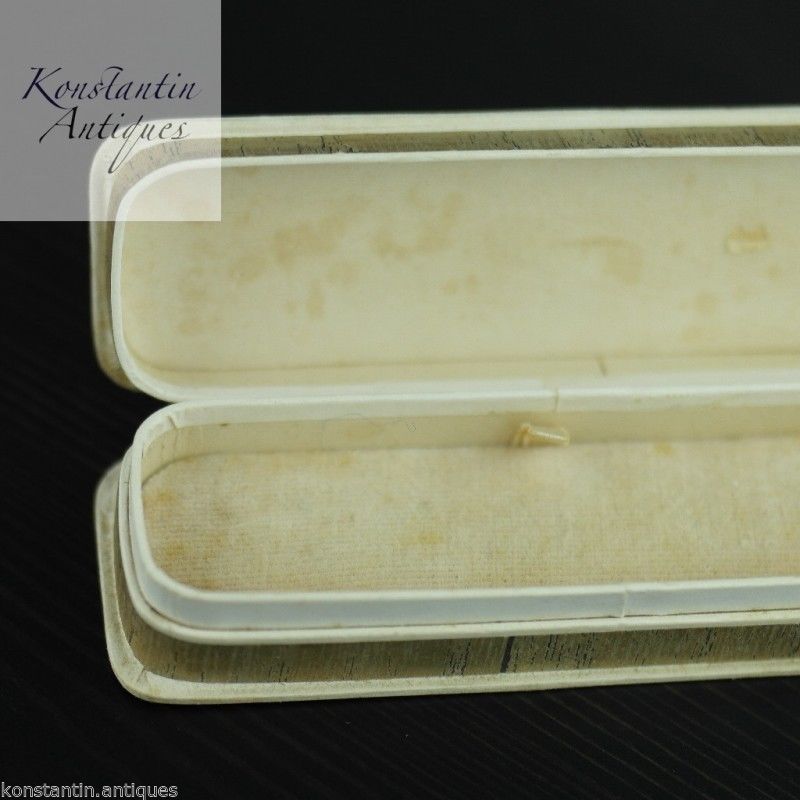 Antique jewellery box for pin brooch, pendant or chain British Empire J.W.Turner