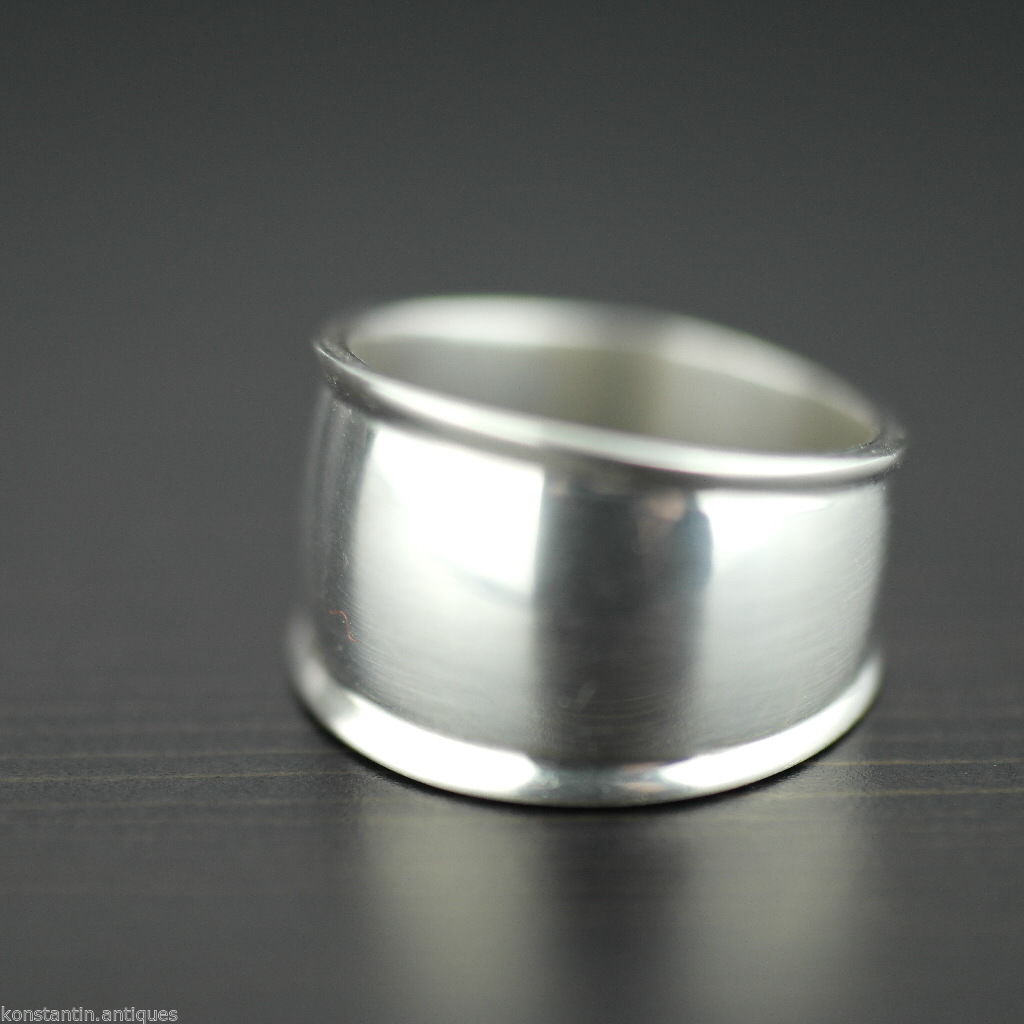 Anillo de plata de primera ley estilo escandinavo vintage