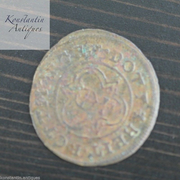 Antike 1586 Hans Krauwincel II Rose Orb Jeton Münze großes Deutschland Preußen