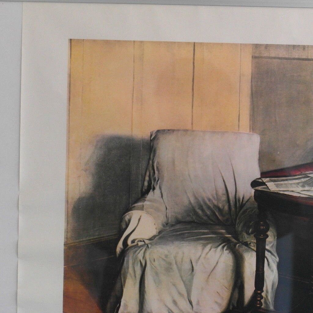 Original Vintage poster 1987 USSR Lenin Tretyakov Gallery in Smolny