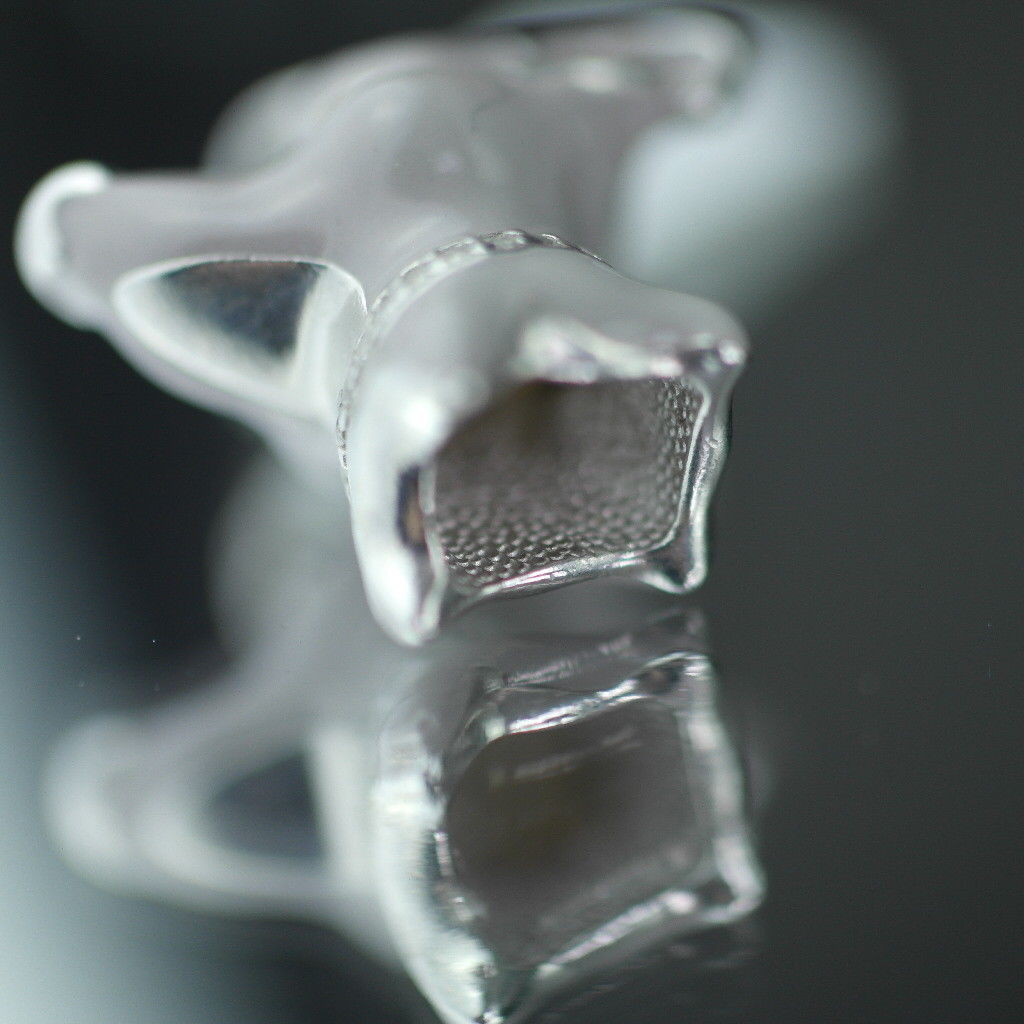 Sterling silver pendant grey Enamel Dog with incrusted collar band