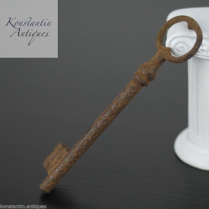 Antique rusty metal key Great British Empire