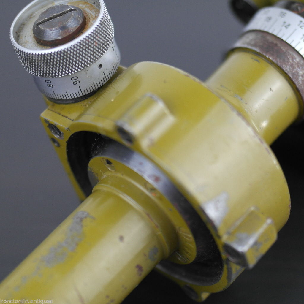 La mira del regimiento PG-1 Telescopio panorámico URSS 1959 Pacto de Varsovia ruso 