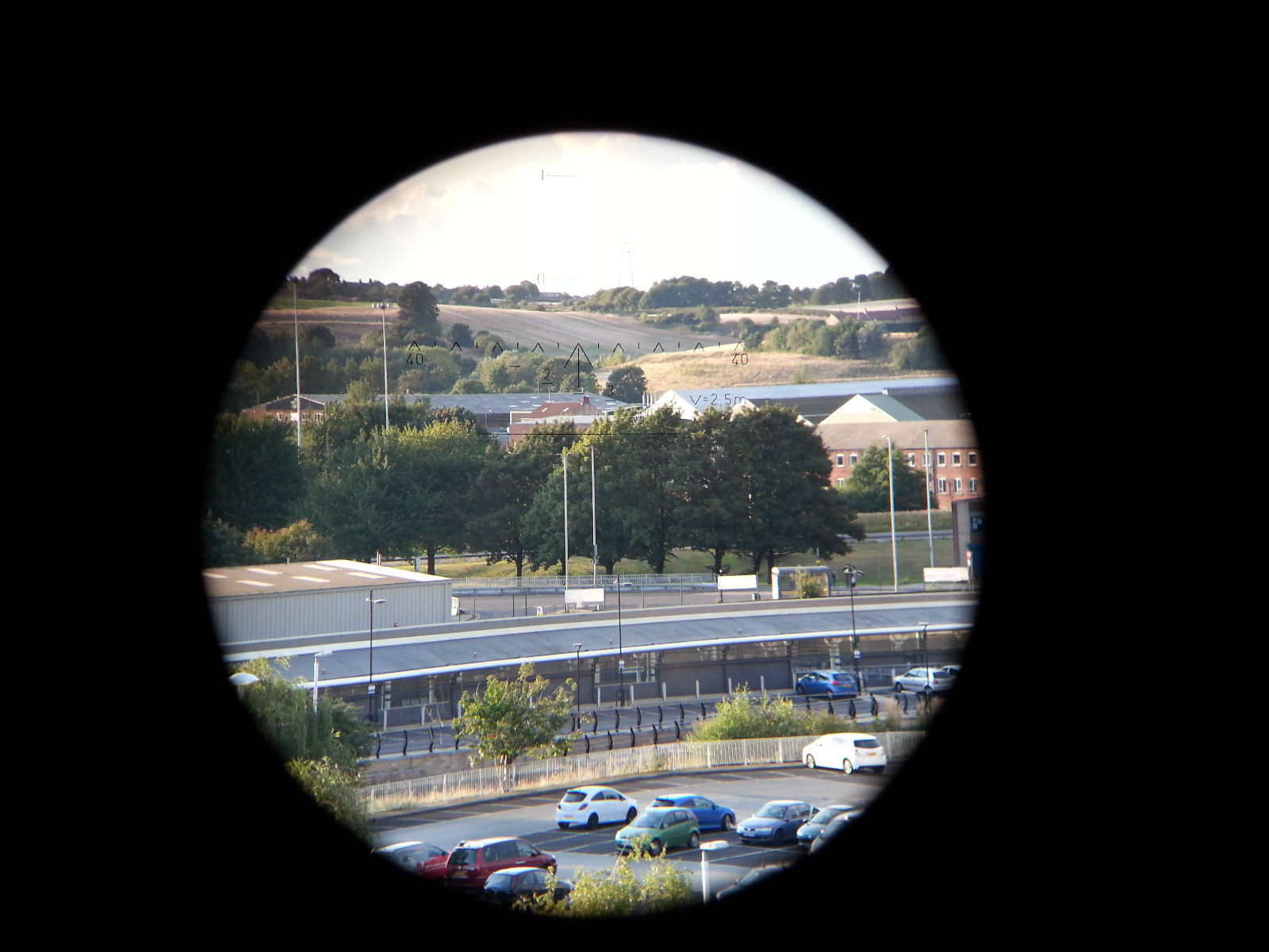 Alcance de visión monocular vintage ZRAK M-59 excedente genuino