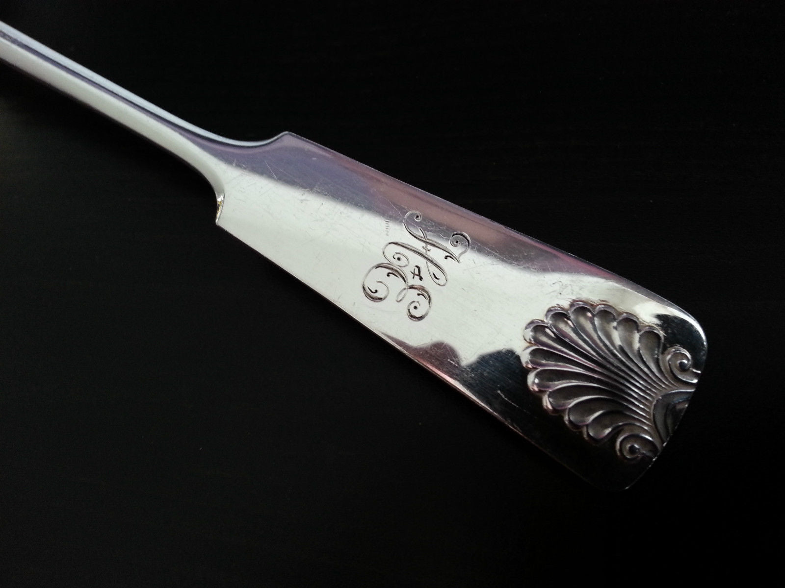 Antique 1926 gold plated solid silver ladle Finland KALEVALA HELSINKI Soumi