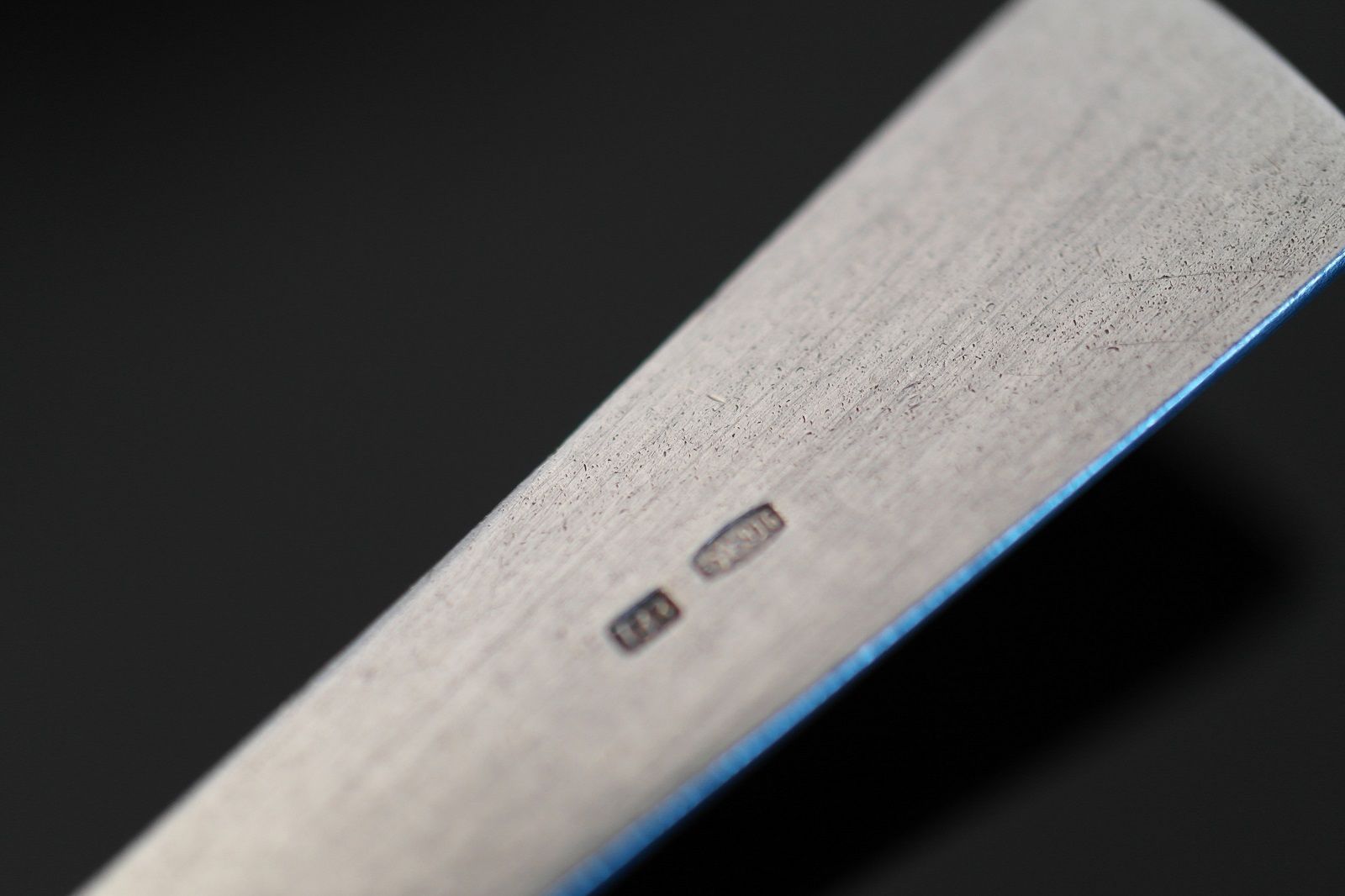 Vintage USSR enamel solid silver butter knife 88 э✰916