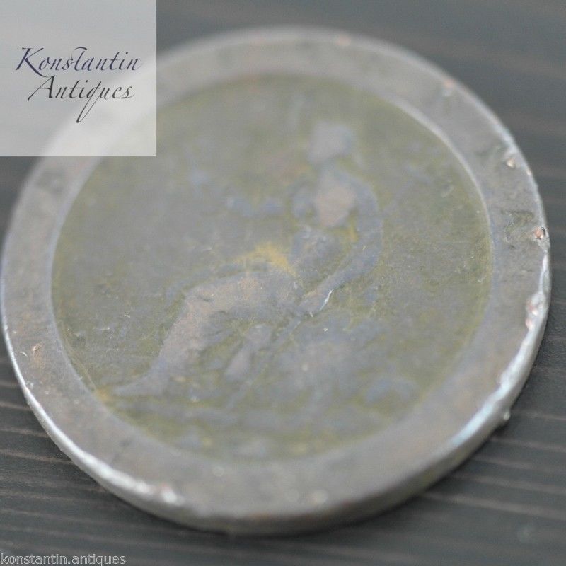 Antiguo 1797 George III Cartwheel Penny moneda 18thC Imperio Británico