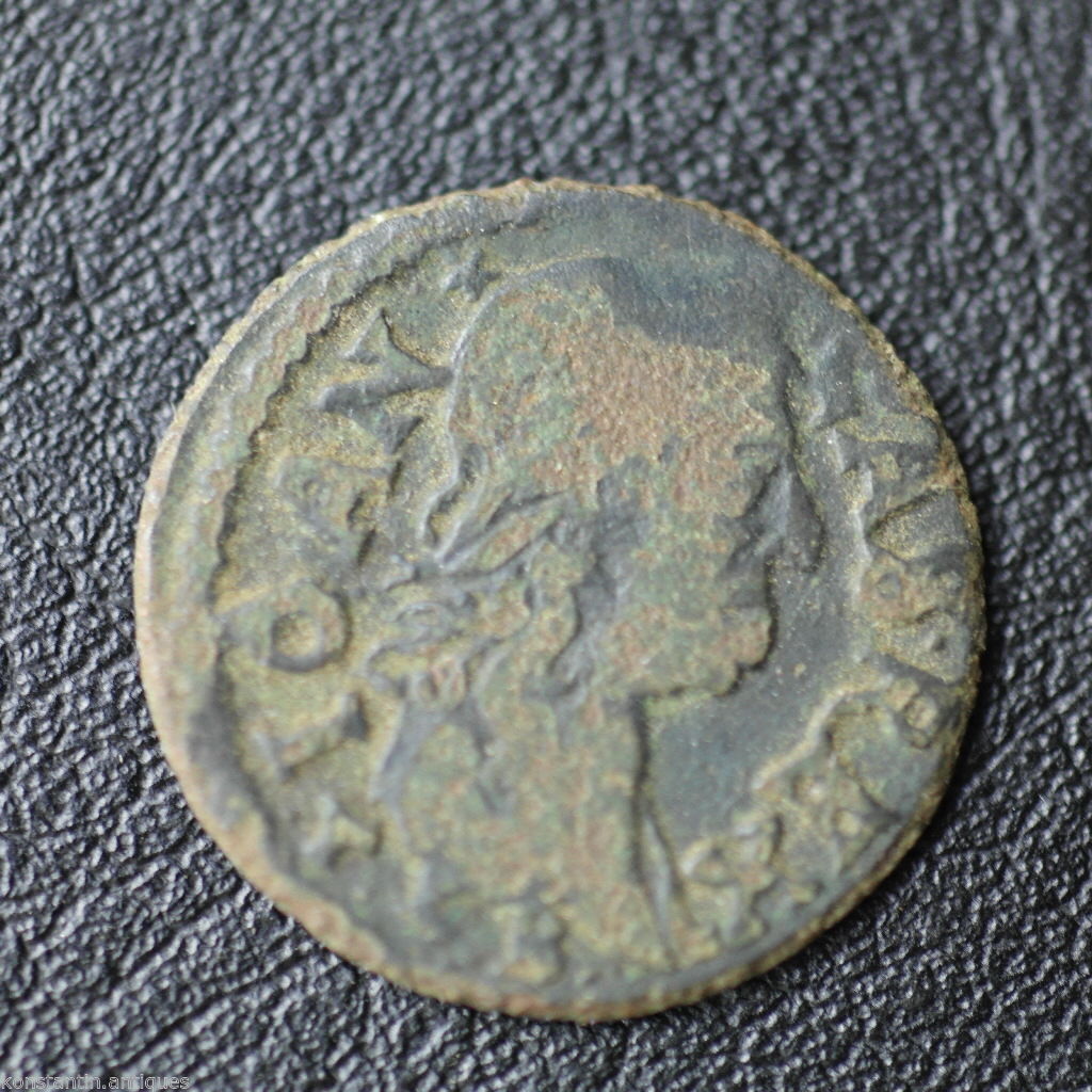 Antique 17thC one 1 shilling John II Casimir Vasa Grand Duchy of Lithuania