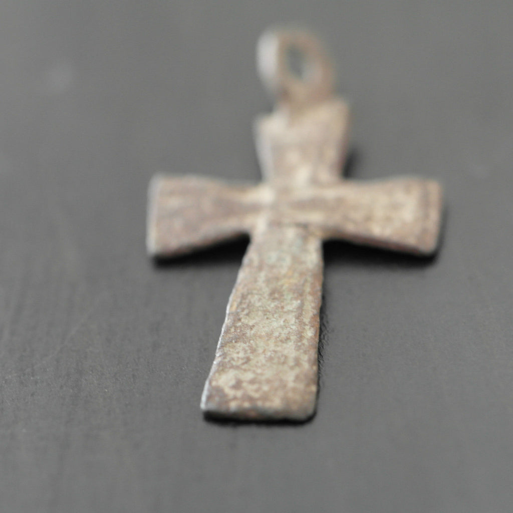 Antique solid cross Russian Empire Orthodox old Believers