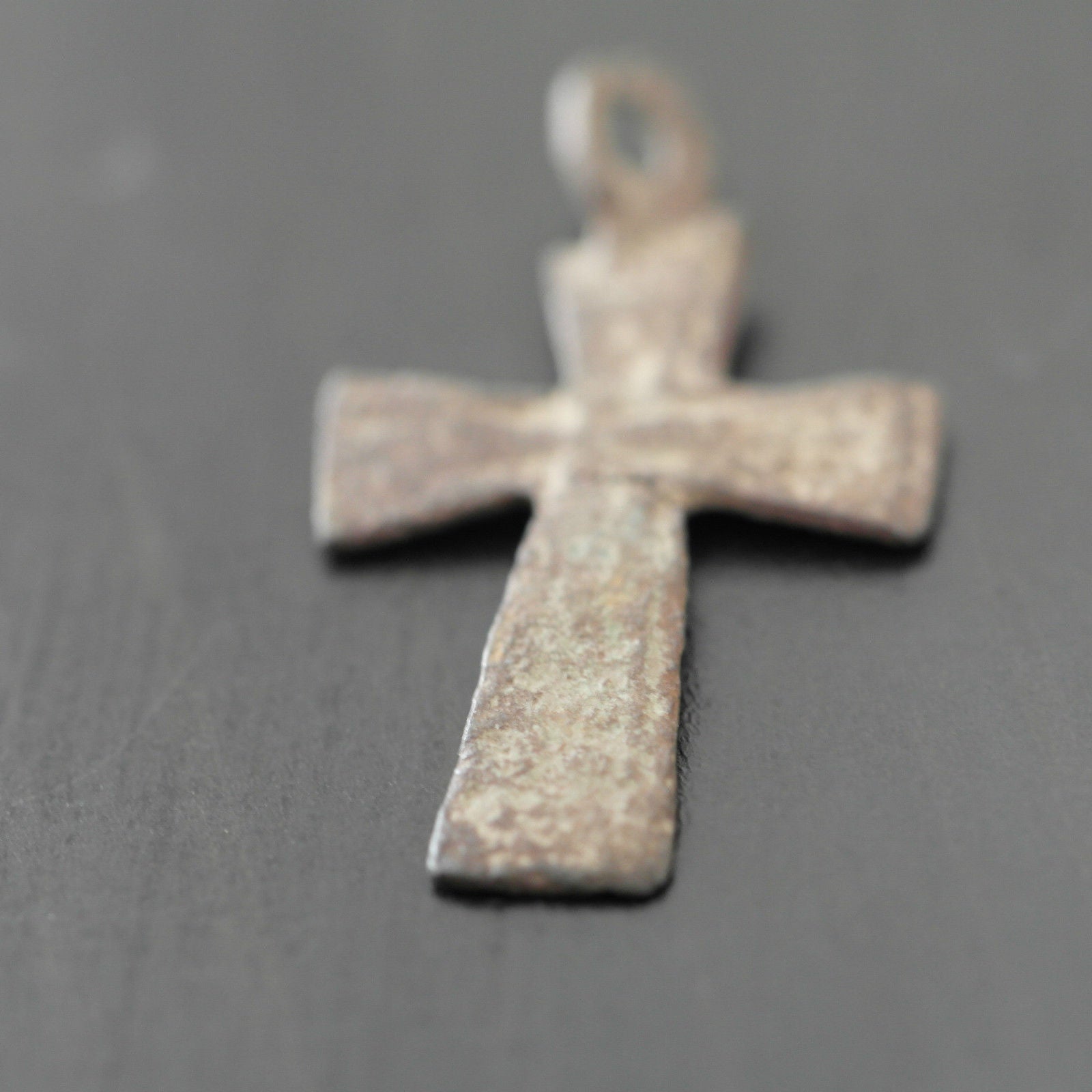 Cruz sólida antigua Imperio ruso Viejos creyentes ortodoxos