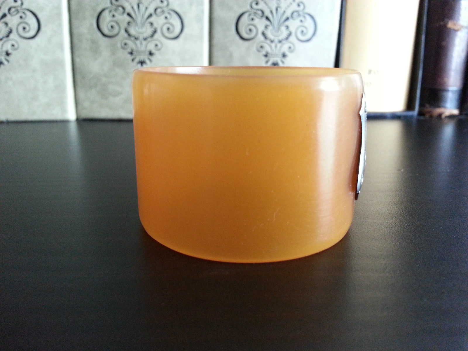 Antiker Bakelit-Serviettenring aus dem Jahr 1903, Schild aus massivem Silber, London A