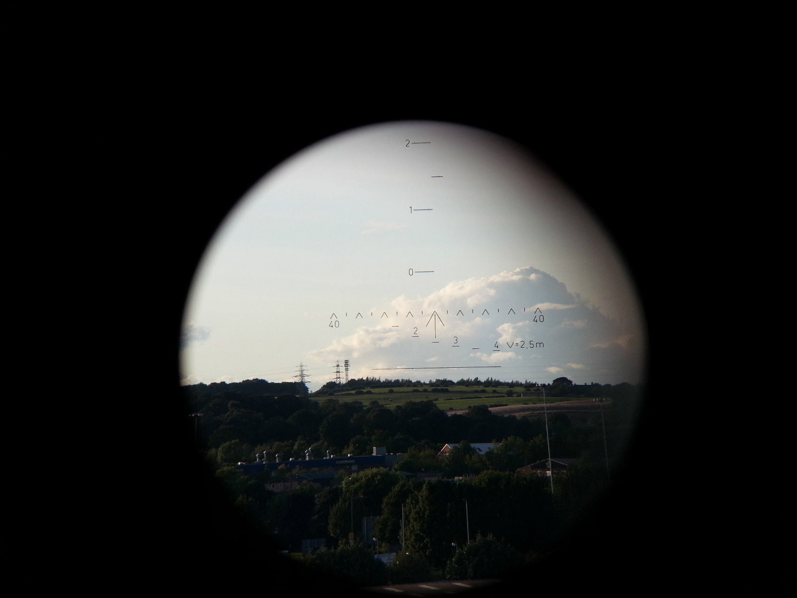 Alcance de visión monocular vintage ZRAK M-59 excedente genuino