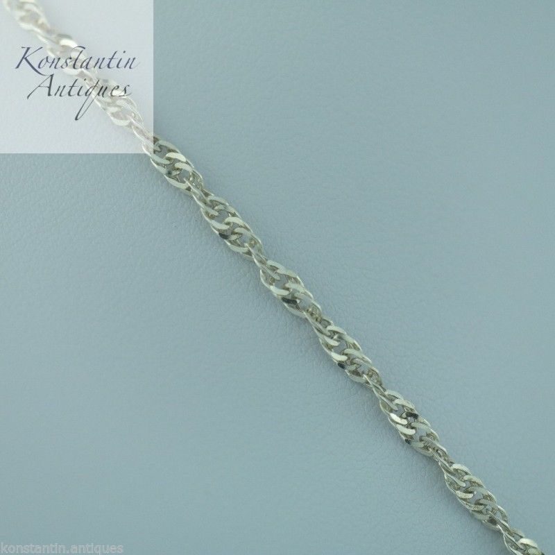 Vintage-Kreuz aus Sterlingsilber mit Opalstein an der Kette 925 Suarti Indonesien