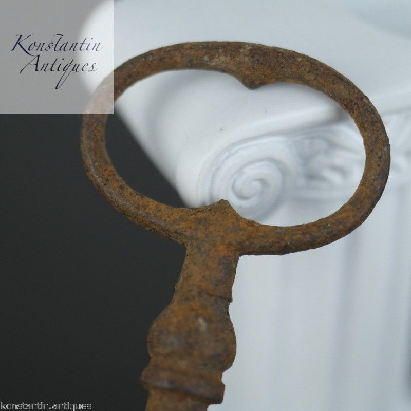 Antique rusty metal key Great British Empire