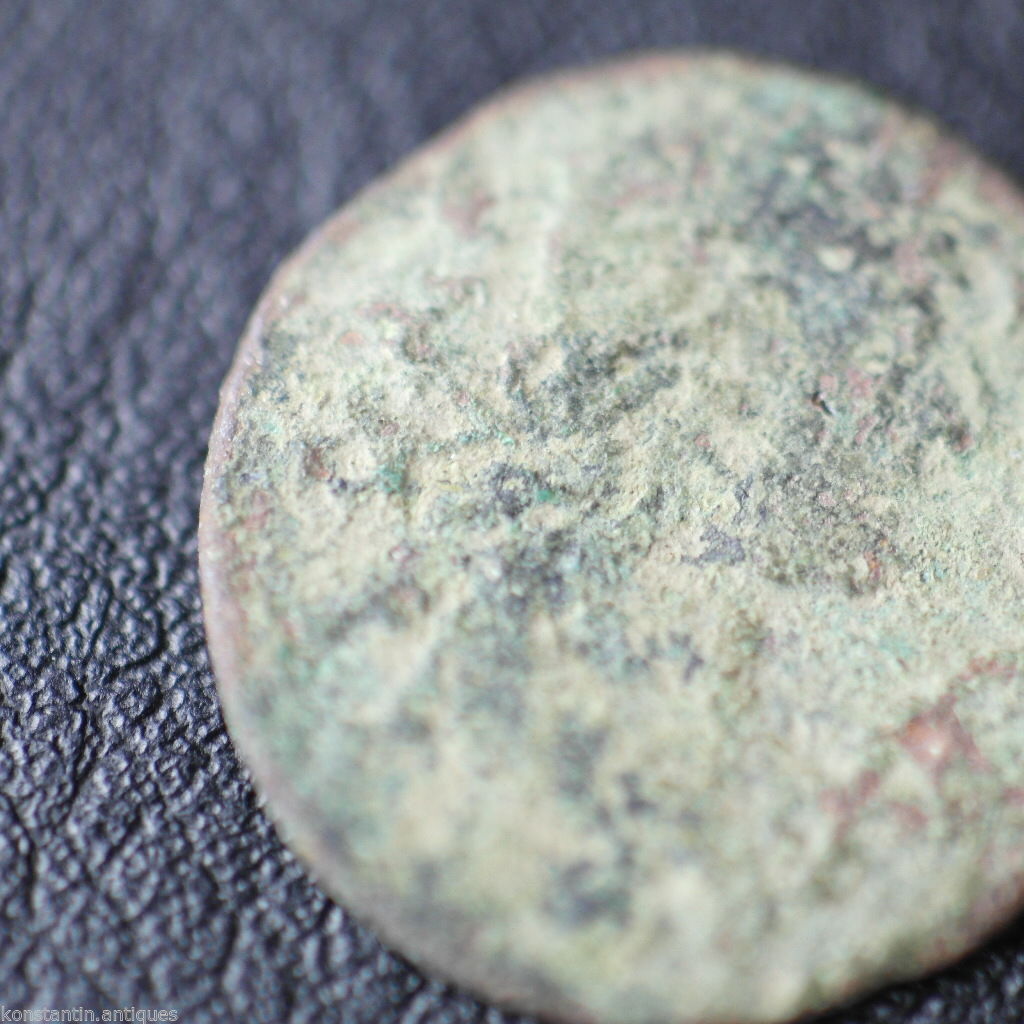 Moneda antigua de 1665 1 chelín Juan II Casimiro Vasa Gran Ducado de Lituania siglo XVII