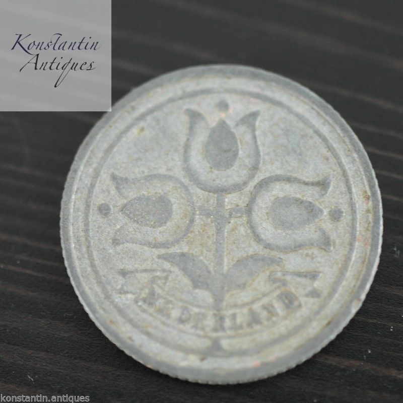 Vintage 1942 coin 10 cents Netherland great old gift