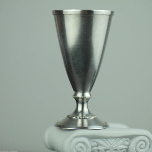 Copa chapada en oro de plata maciza del siglo XX estilo antiguo Estonia URSS
